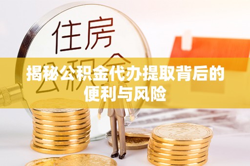 昆山揭秘公积金代办提取背后的便利与风险