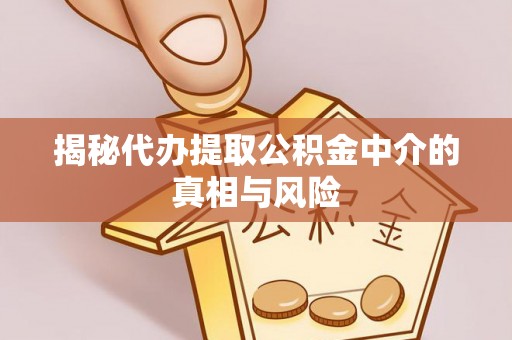 昆山揭秘代办提取公积金中介的真相与风险