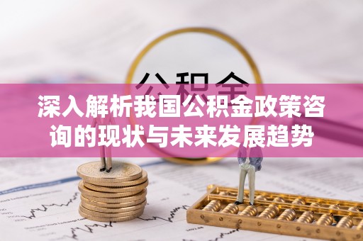 昆山深入解析我国公积金政策咨询的现状与未来发展趋势